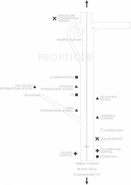 crown-developers aura Location Plan