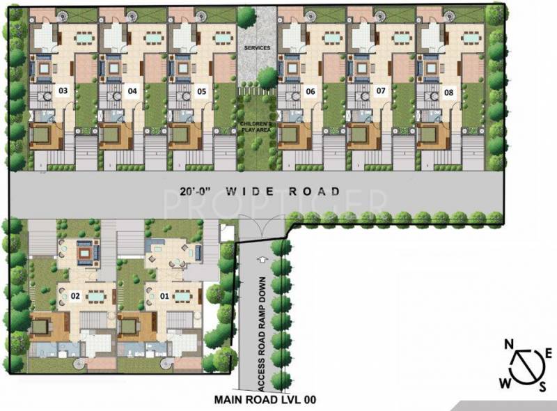  kings-domain Images for Site Plan of Salarpuria Sattva Kings Domain