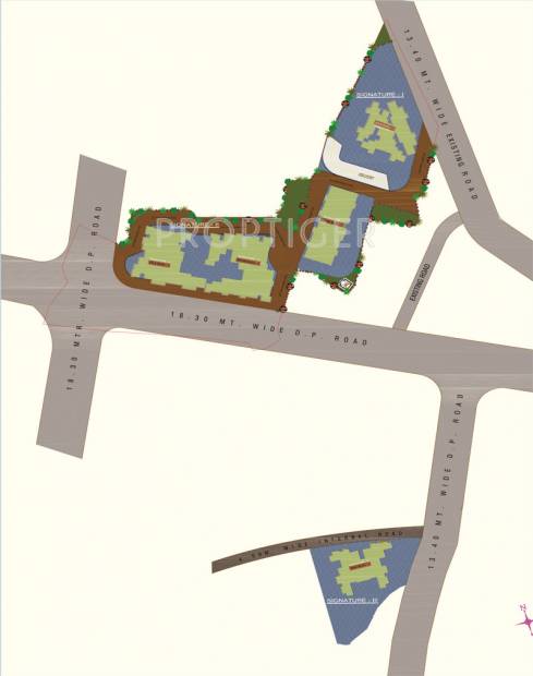  signature-1 Images for Site Plan of Chaubey Signature 1