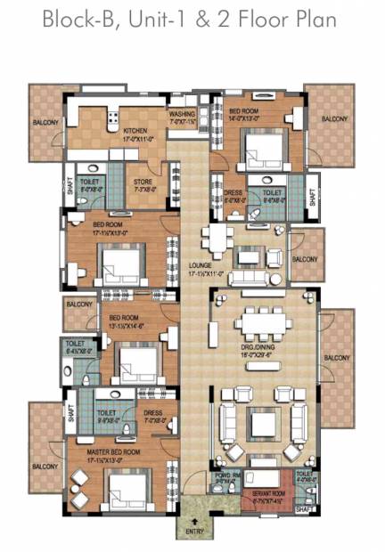  city Block B Cluster Plan