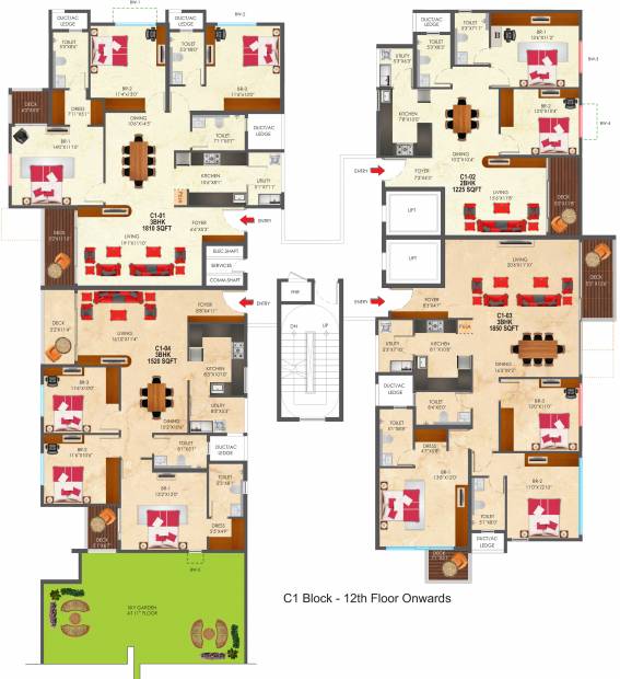  raj-etternia Images for Cluster Plan of SNN Raj Etternia