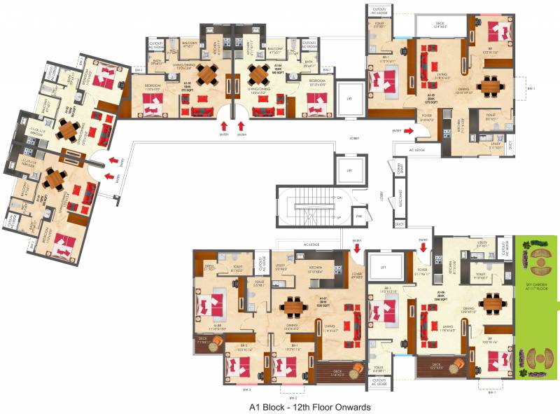  raj-etternia Images for Cluster Plan of SNN Raj Etternia