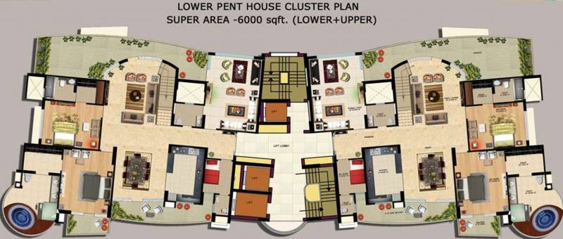  the-forest-spa Images for Cluster Plan of Omaxe The Forest Spa