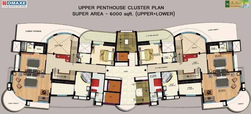  the-forest-spa Images for Cluster Plan of Omaxe The Forest Spa