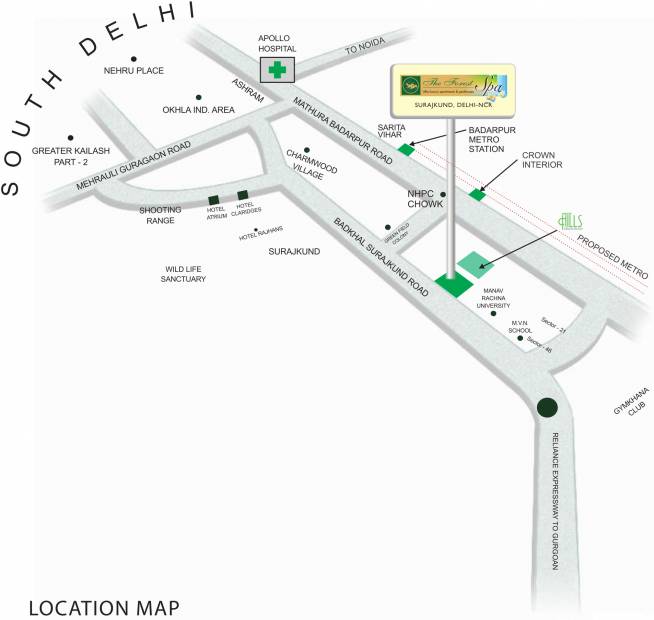  the-forest-spa Images for Location Plan of Omaxe The Forest Spa