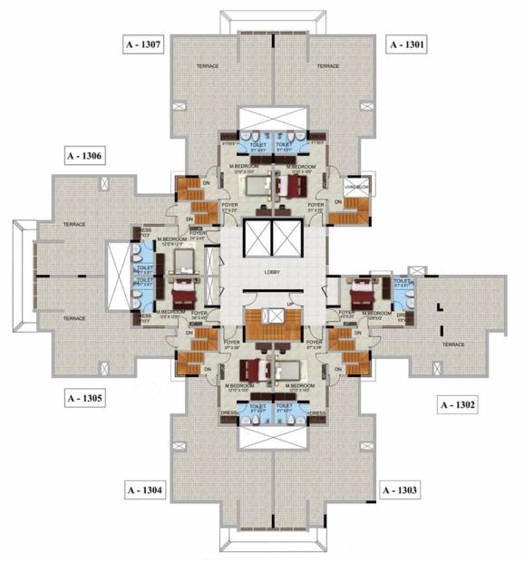  webcity Images for Cluster Plan of Mantri WebCity
