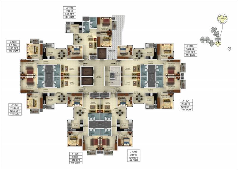  webcity Images for Cluster Plan of Mantri WebCity
