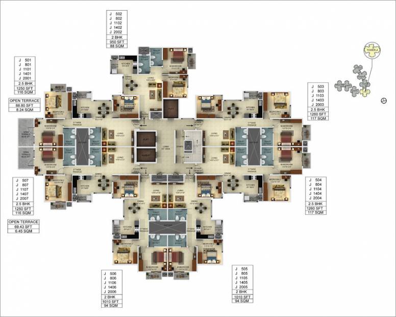  webcity Images for Cluster Plan of Mantri WebCity