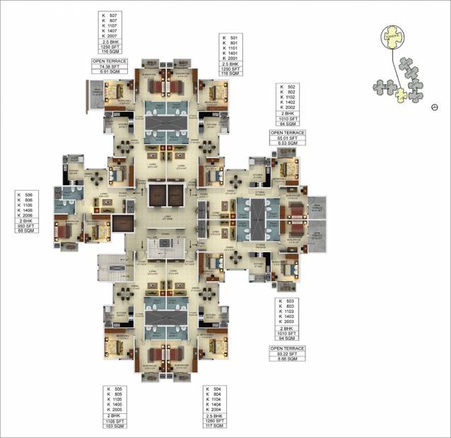  webcity Images for Cluster Plan of Mantri WebCity