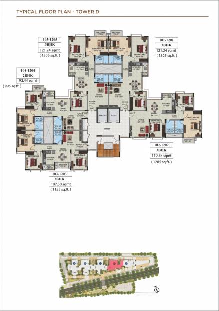 Images for Cluster Plan of Mantri WebCity