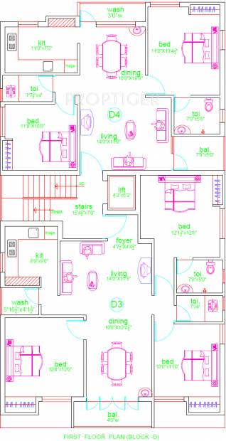 Images for Cluster Plan of Hitech Properties Kamala Homes
