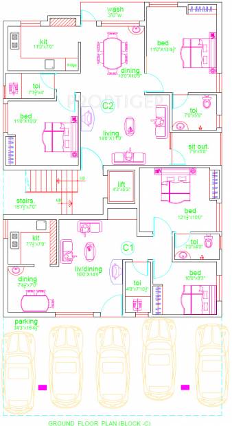 Images for Cluster Plan of Hitech Properties Kamala Homes