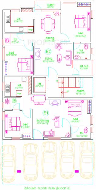 Images for Cluster Plan of Hitech Properties Kamala Homes