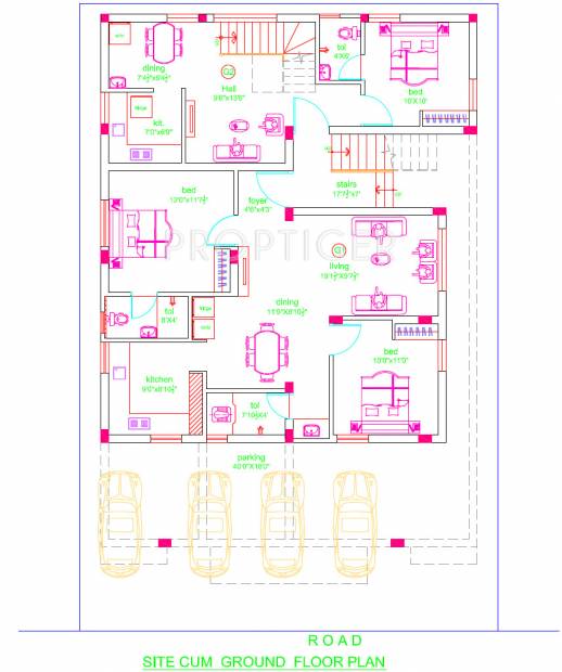 Images for Cluster Plan of Hitech Properties Kamala Homes