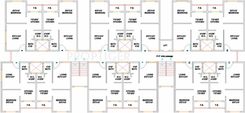 Images for Cluster Plan of Space India Builders and Developers Green Earth Residency