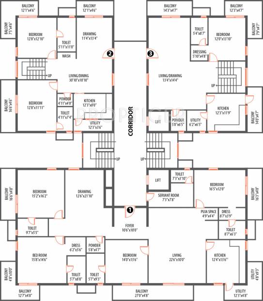 Images for Cluster Plan of SH Casa Rouge