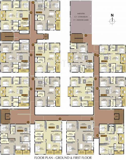  elitaire Images for Cluster Plan of Radiant Elitaire
