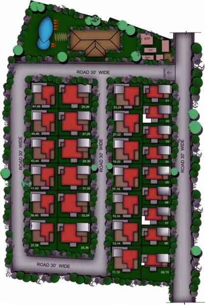 amethyst Images for Layout Plan of Kristal Amethyst