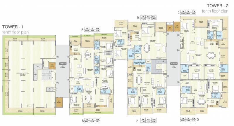 Images for Cluster Plan of Manyam Skypark