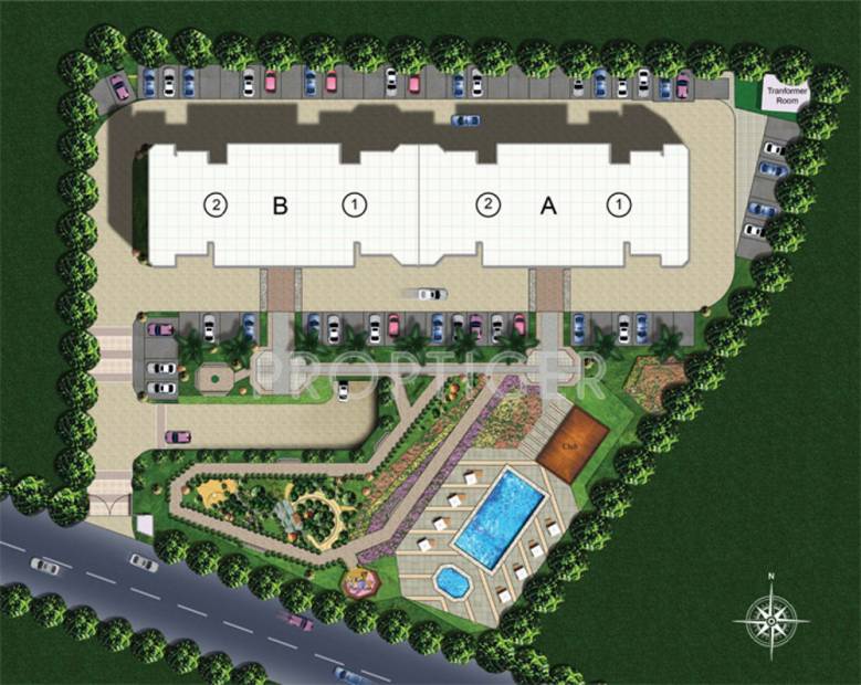 karia-developers konark-vista Layout Plan