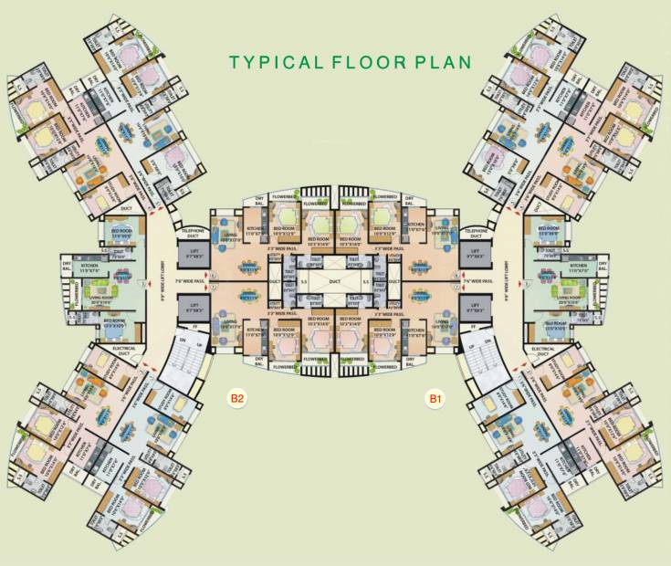 Images for Cluster Plan of DSK Madhuban
