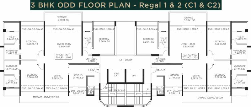 Images for Cluster Plan of Kumar Sienna Royal D2