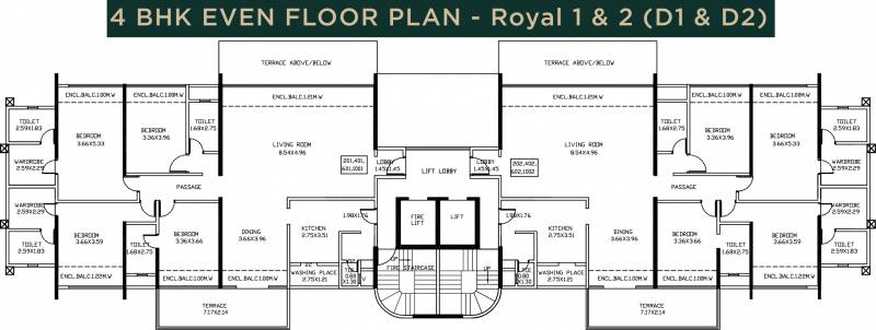 Images for Cluster Plan of Kumar Sienna Royal D2