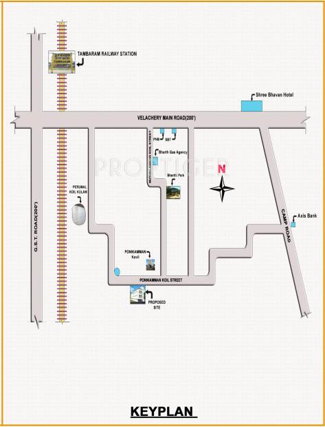 Images for Location Plan of RKN Diksha Flats