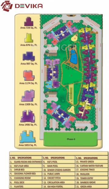  gold-homz Images for Site Plan of Devika Gold Homz