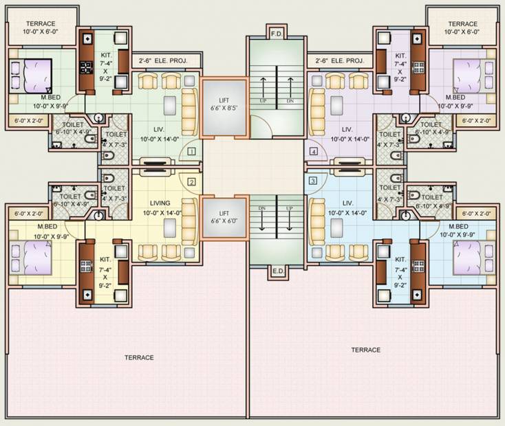  height Images for Cluster Plan of Charms Height