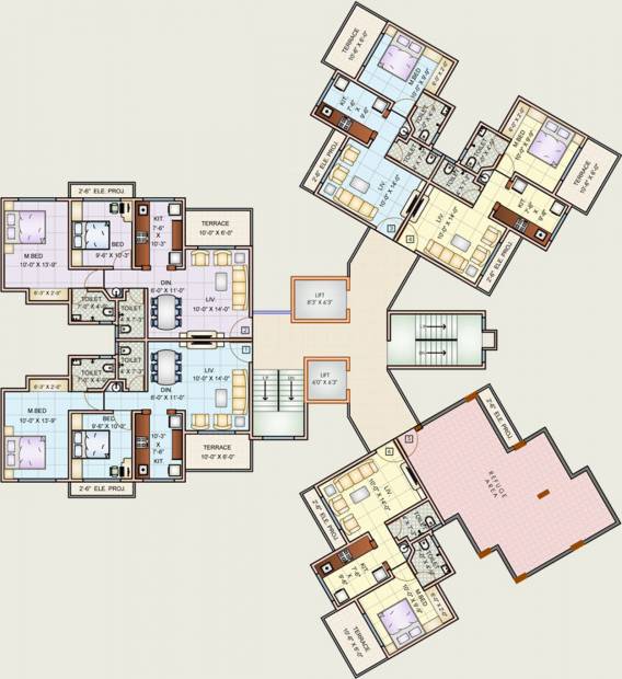  height Images for Cluster Plan of Charms Height