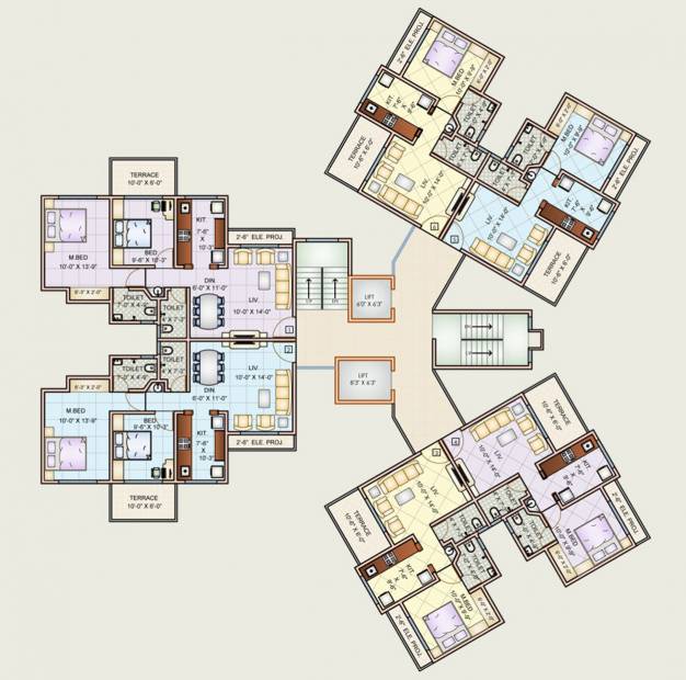  height Images for Cluster Plan of Charms Height