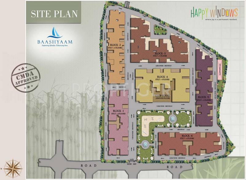 Images for Site Plan of Baashyaam Happy Windows