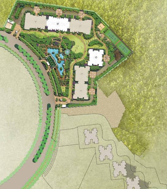  the-crest Images for Site Plan of DLF The Crest