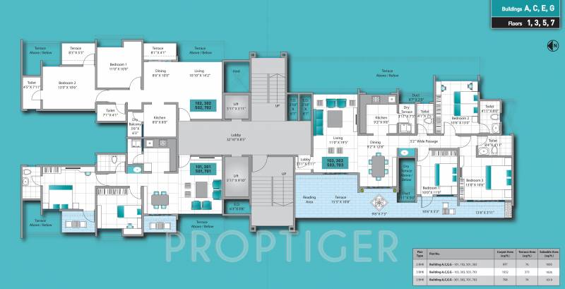  casa-a-to-j Images for Cluster Plan of Anshul Casa