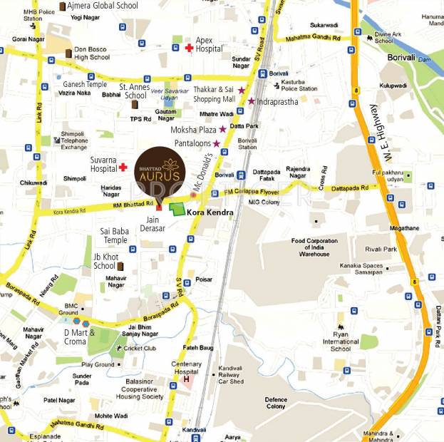 Images for Location Plan of Bhattad Group Aurus