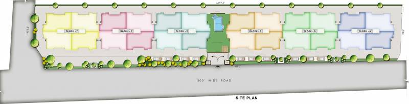  geethanjali Images for Site Plan of Landmark Geethanjali