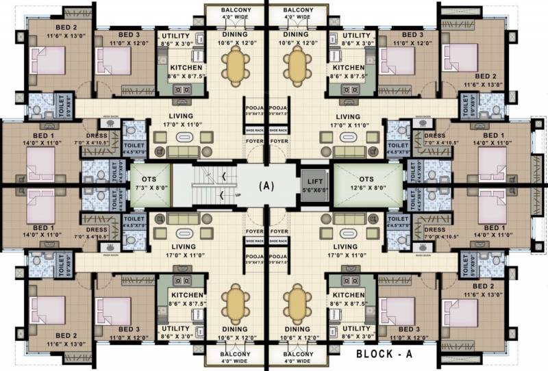  geethanjali Images for Cluster Plan of Landmark Geethanjali
