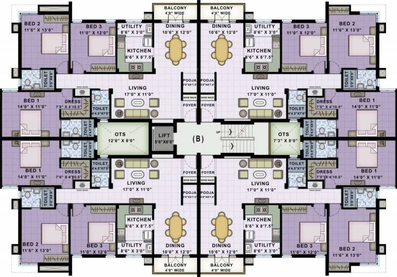  geethanjali Images for Cluster Plan of Landmark Geethanjali