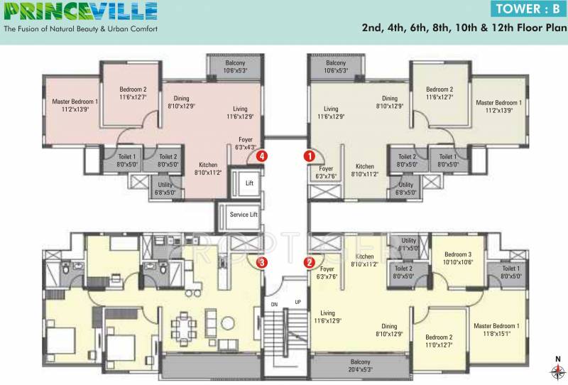 Images for Cluster Plan of Kumar Princeville