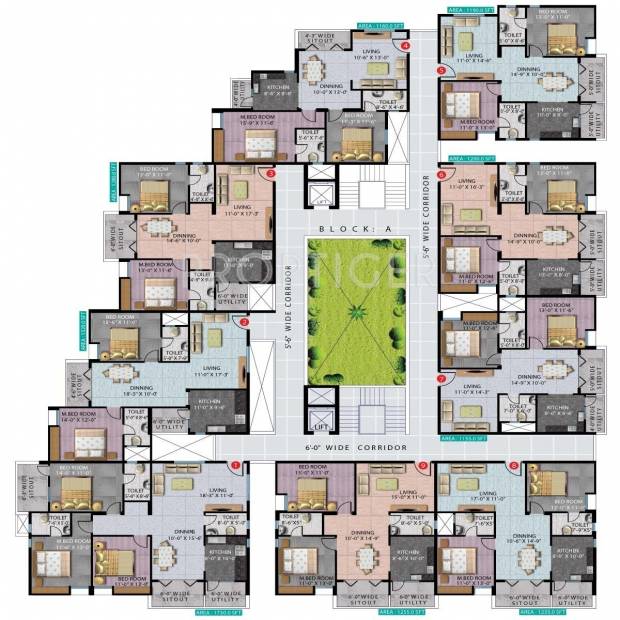  splendour Images for Cluster Plan of Citadil Splendour