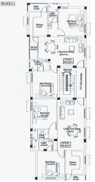 Images for Cluster Plan of Vinoth Vandana