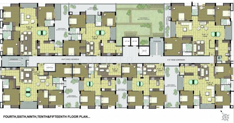 Images for Cluster Plan of Ramaniyam Real Estates Isha