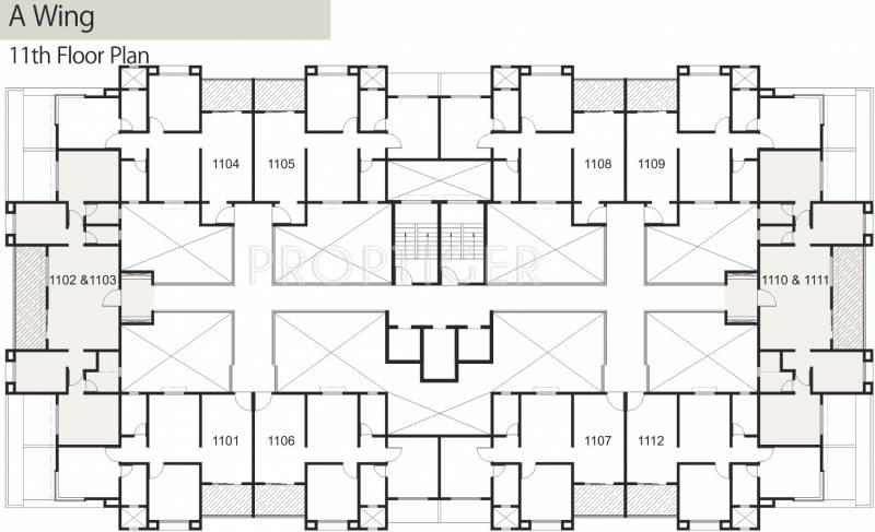 Images for Cluster Plan of Kolte Patil Umang Pride