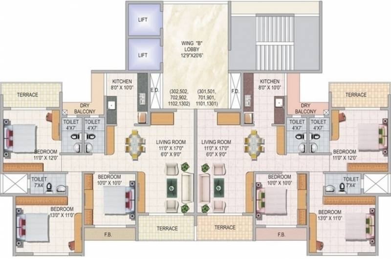  greystone Images for Cluster Plan of Akshar Developers Greystone