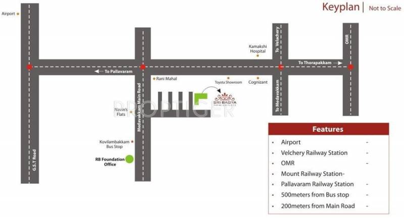 Images for Location Plan of RB Foundations Bagya Duplex Home
