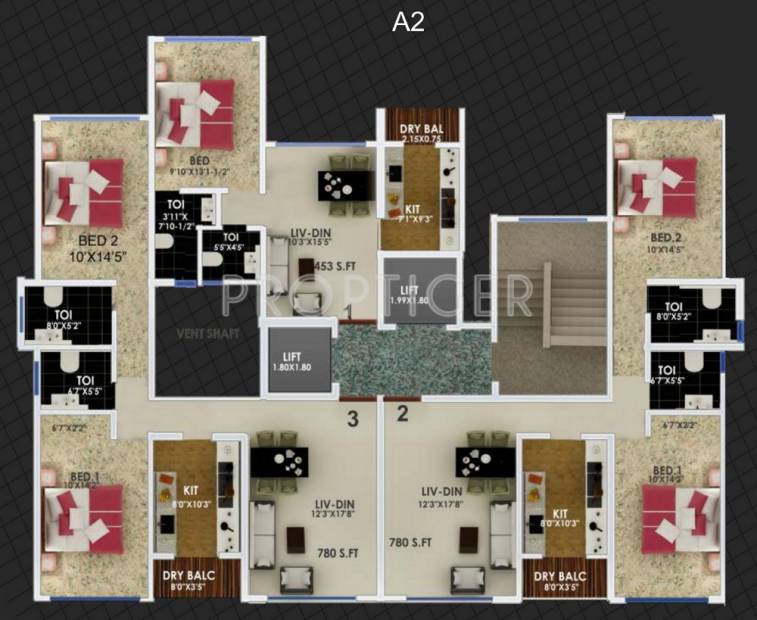  bhagtani-serenity Images for Cluster Plan of Jaycee Bhagtani Serenity