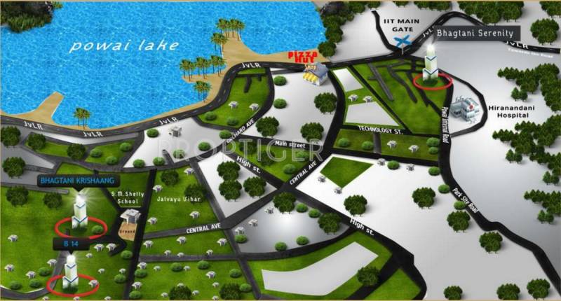  bhagtani-serenity Images for Location Plan of Jaycee Bhagtani Serenity