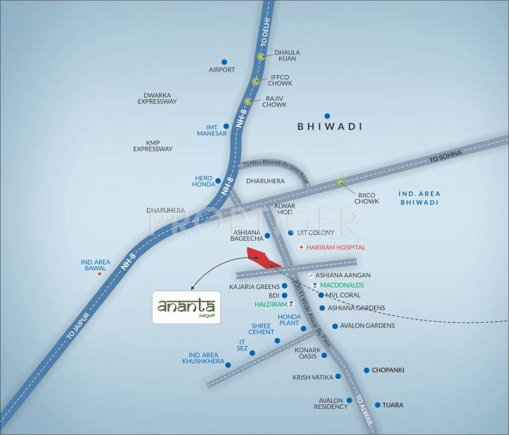  ananta-jagat Images for Location Plan of Ashadeep Ananta Jagat
