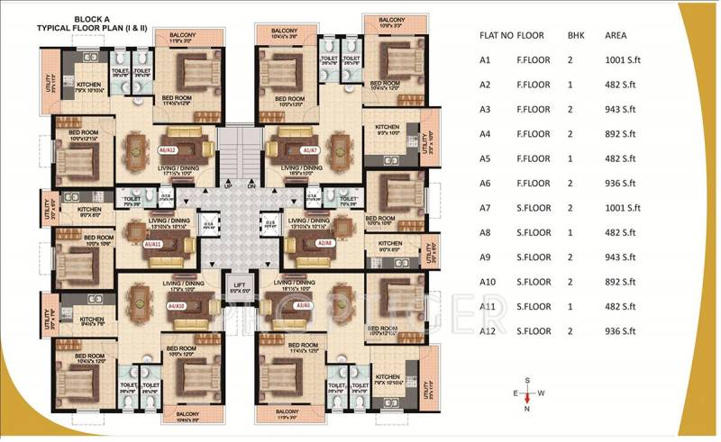 Images for Cluster Plan of Colorhomes Breeze Avenue